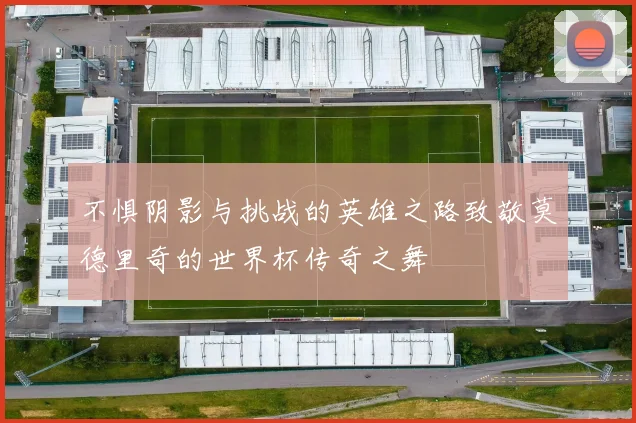 不惧阴影与挑战的英雄之路致敬莫德里奇的世界杯传奇之舞